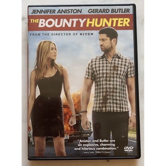 The Bounty Hunter (DVD, 2010) Starring Jennifer Aniston & Gerard Butler EUC - Picture 1 of 3